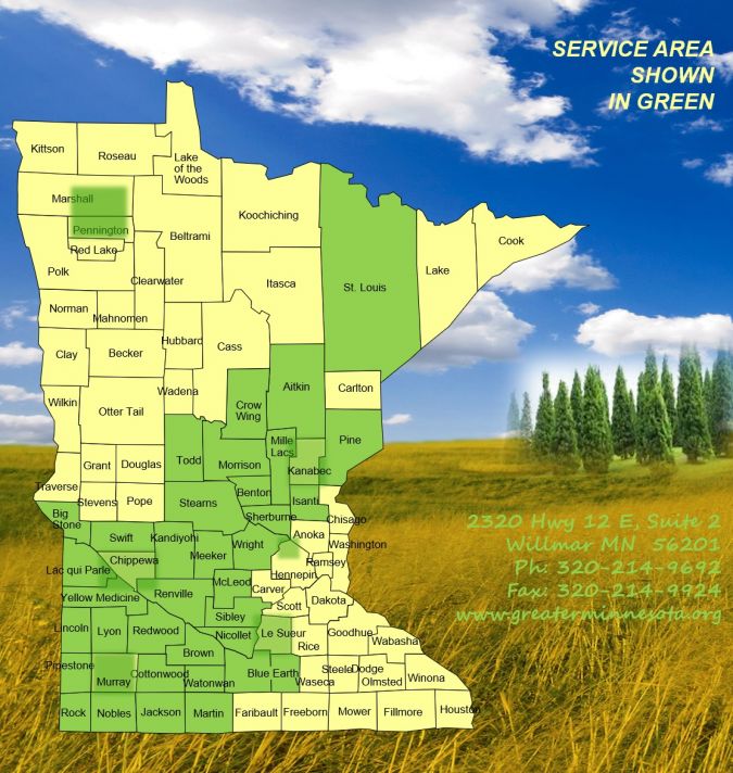 Service Area Map 2011